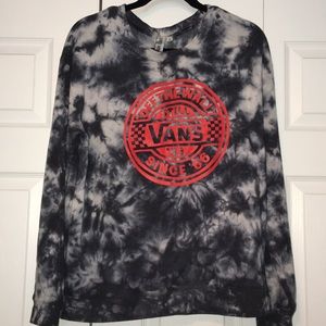 Tie Dye Vans crewneck